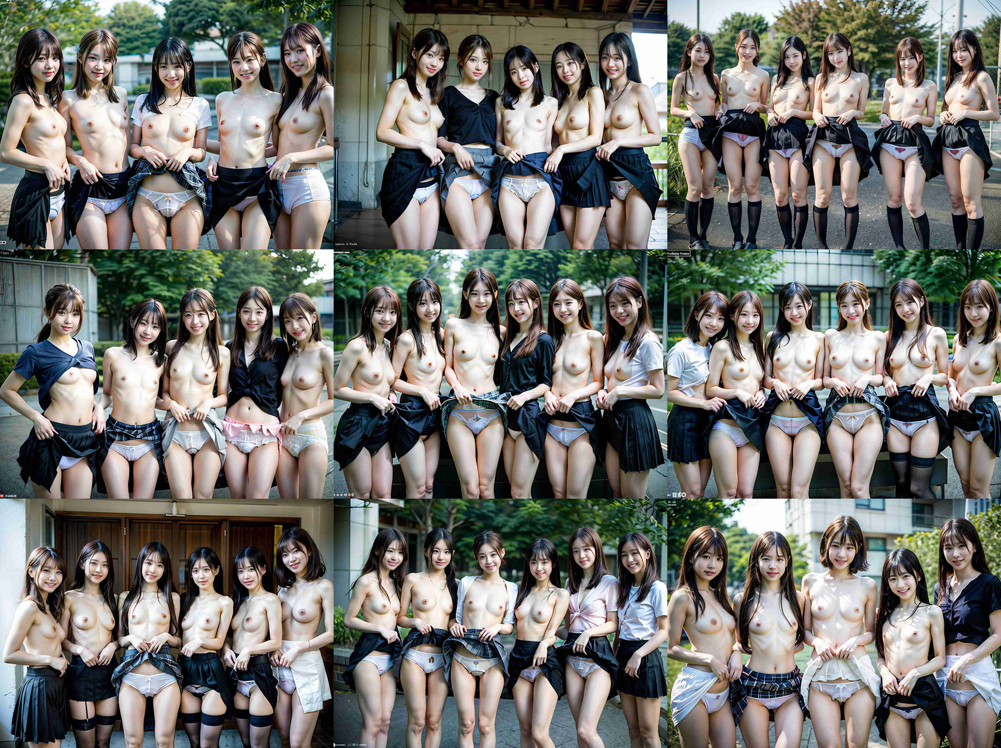 サンプル画像1:ちっぱいな美少女たちがみんなで胸とパンツをみせてくれる299p(SakuraBooks) [d_409331]