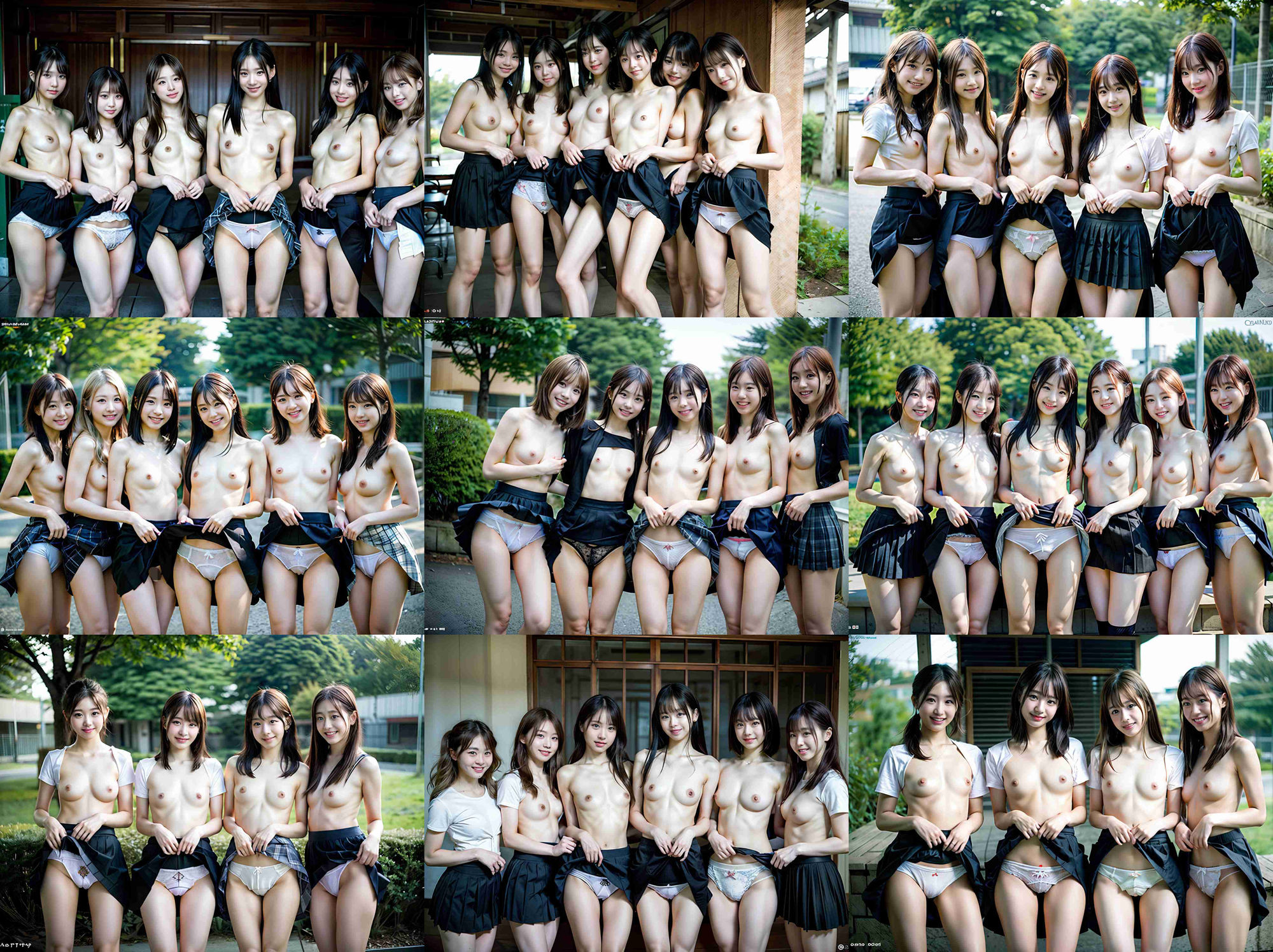 サンプル画像3:ちっぱいな美少女たちがみんなで胸とパンツをみせてくれる299p(SakuraBooks) [d_409331]