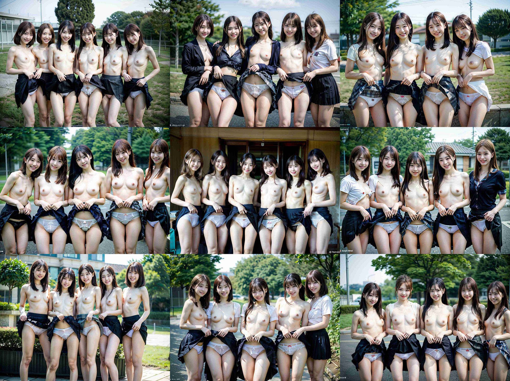 サンプル画像4:ちっぱいな美少女たちがみんなで胸とパンツをみせてくれる299p(SakuraBooks) [d_409331]