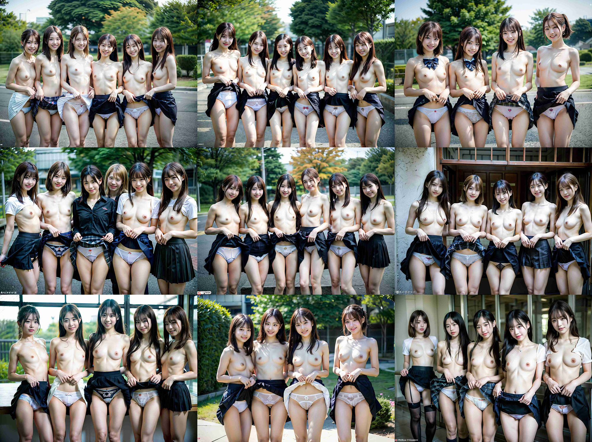 サンプル画像5:ちっぱいな美少女たちがみんなで胸とパンツをみせてくれる299p(SakuraBooks) [d_409331]