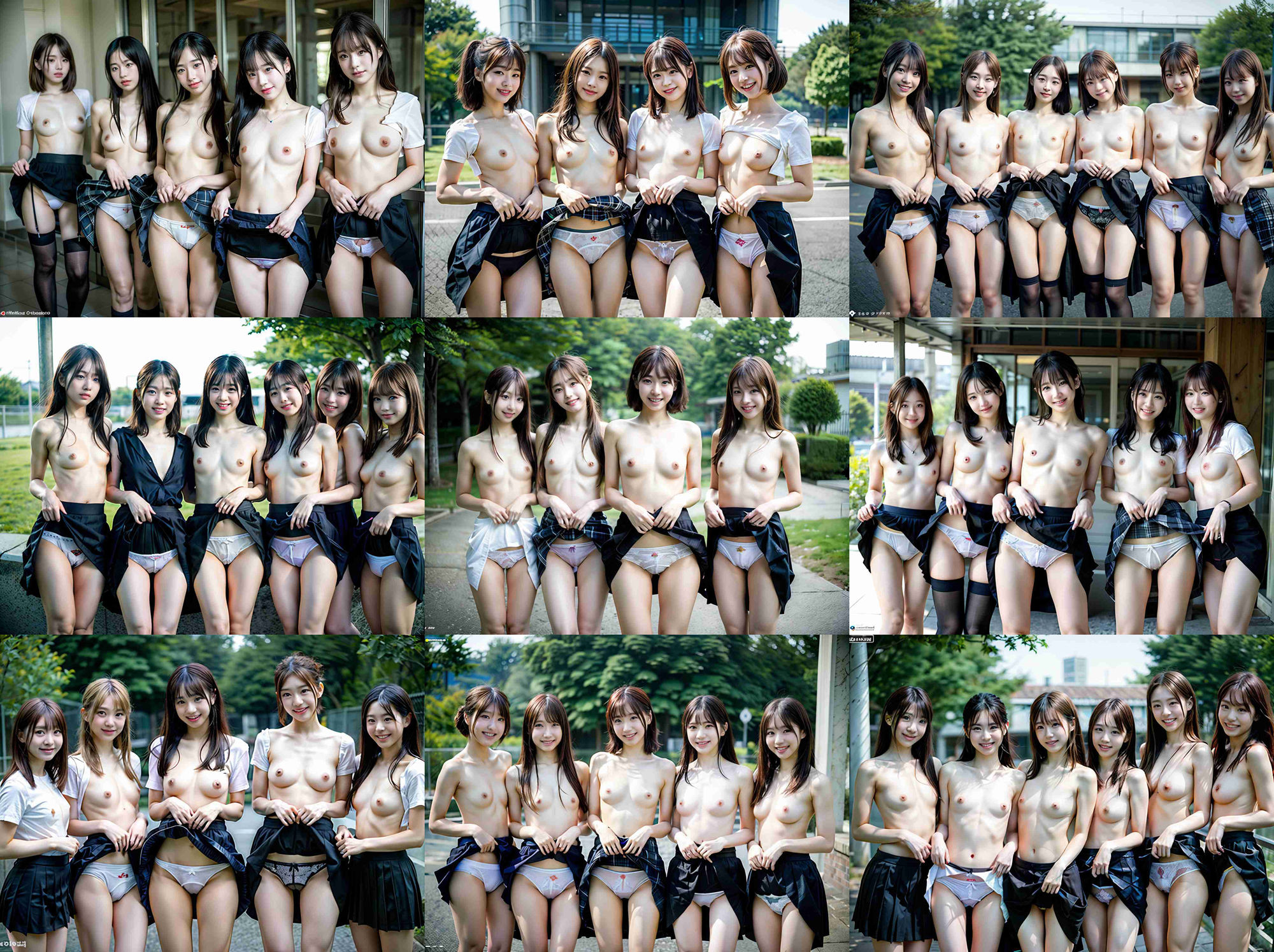 サンプル画像6:ちっぱいな美少女たちがみんなで胸とパンツをみせてくれる299p(SakuraBooks) [d_409331]