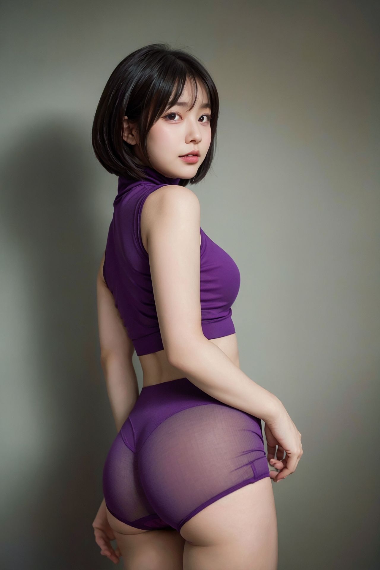 サンプル画像2:turtleneck， panties，(miyochinAI) [d_409347]