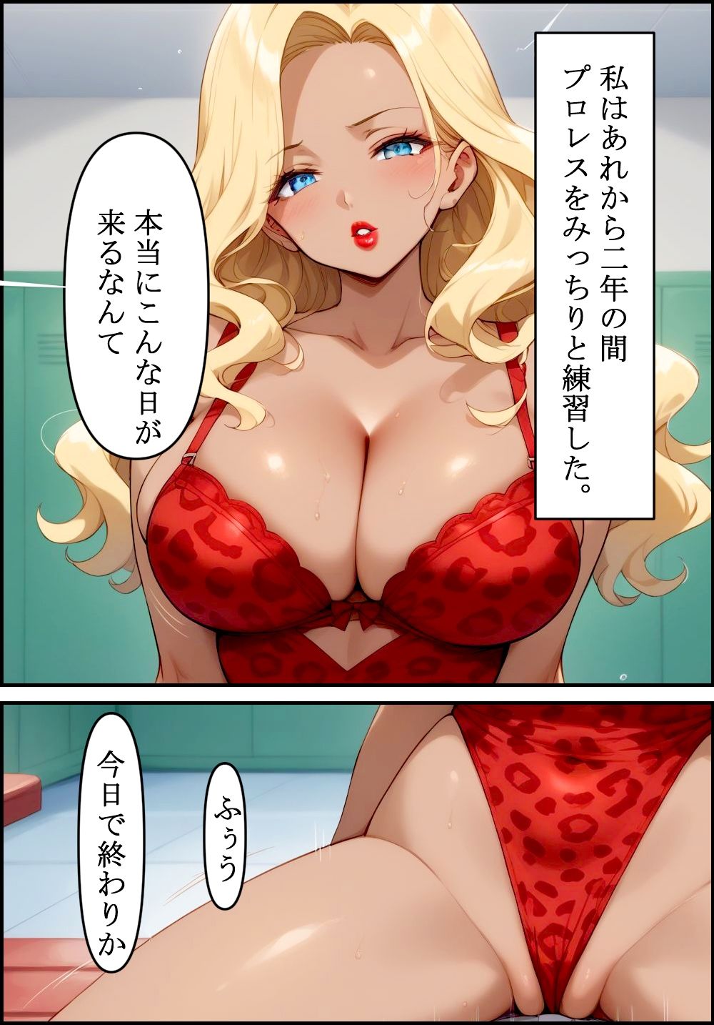 サンプル画像6:性器の決戦 黒ギャルVSハゲ頭(満塁ホームラン) [d_409380]