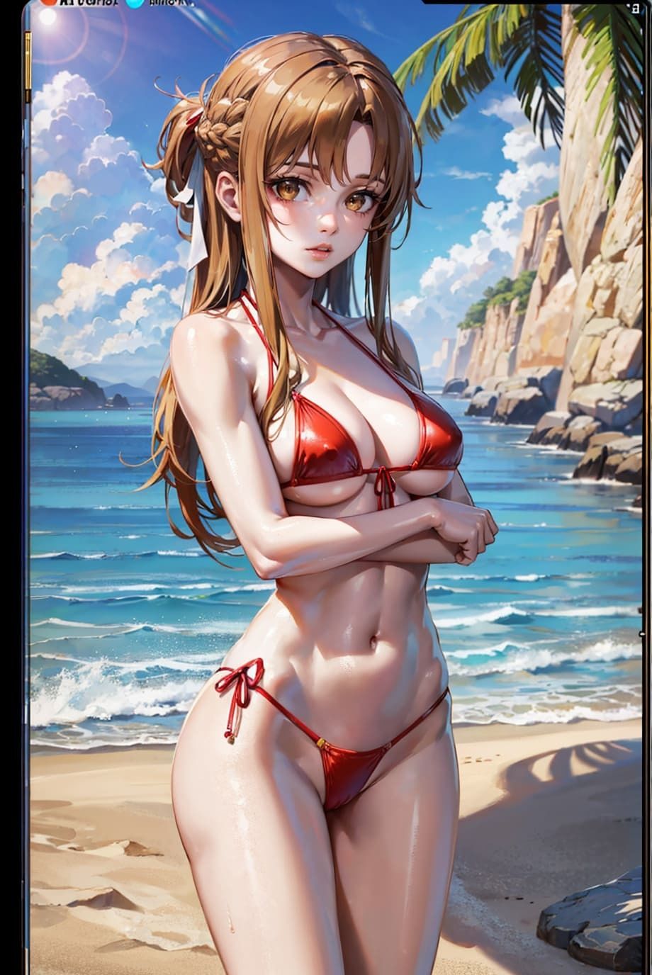 サンプル画像2:【ソー〇アートオンライン（SAO）】結〇明日奈の写真集(DJart_ISUKO) [d_409394]