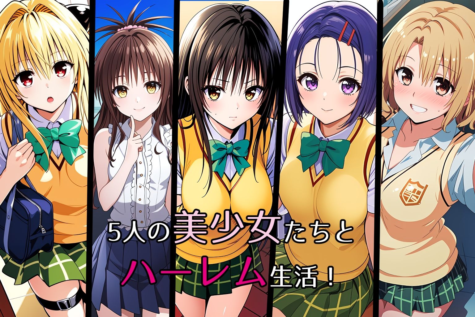 サンプル画像2:とらぶる子作りハーレム計画♪第二編(ゆっちAIA) [d_409395]