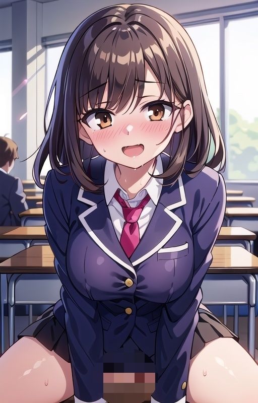 サンプル画像3:ちんこカチカチ！クラスのアイドルはみんなの性処理係！128連発！(ましゅまろしょこら) [d_409408]