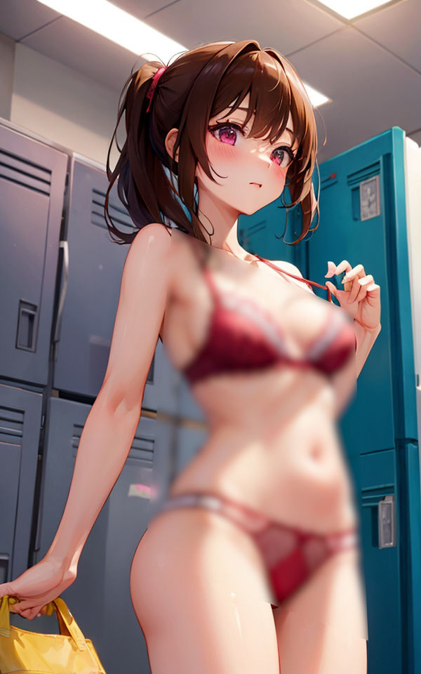 サンプル画像3:癒し系美女のグラビア下着(AIハピネス工房) [d_409424]