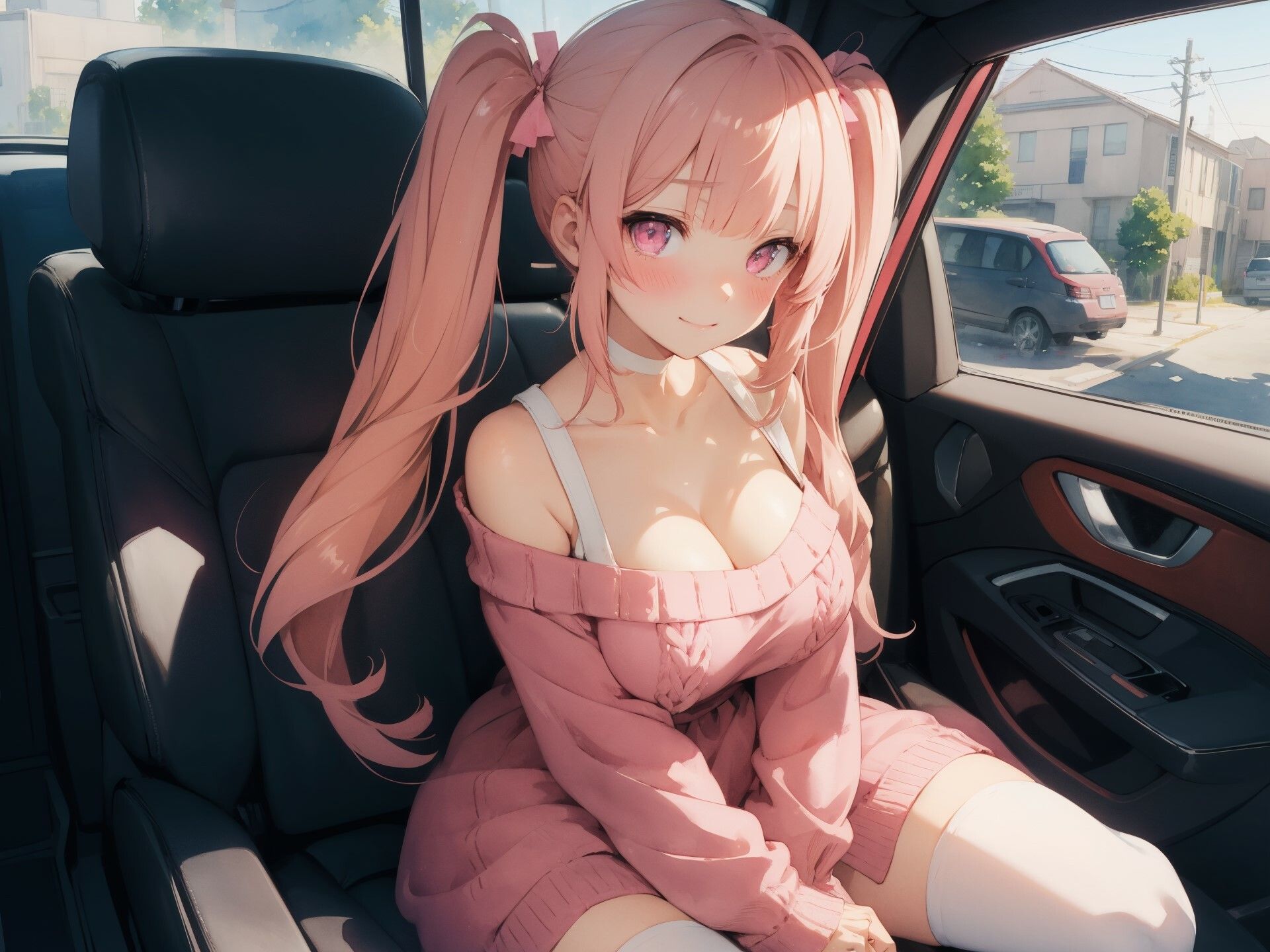 サンプル画像5:パパ活JDがデート中に挑発パンチラしてくる(毎日が1128) [d_409437]