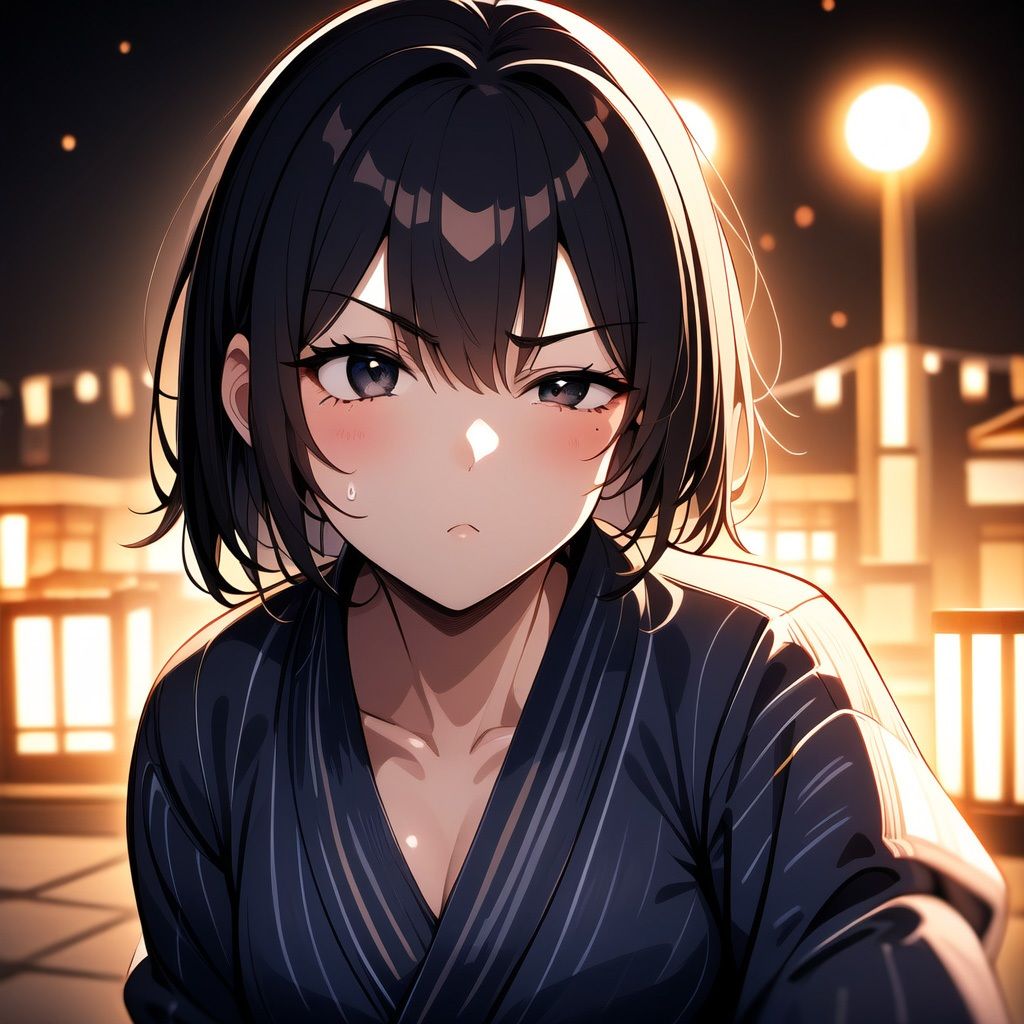 サンプル画像1:目つきの悪い彼女とラブラブ温泉H(Rebellio Paint) [d_409452]