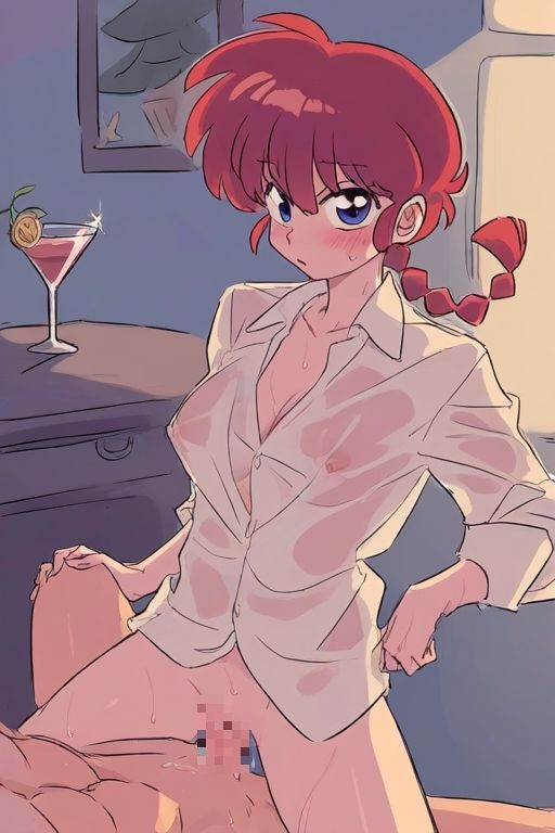 サンプル画像4:らんま放浪記2 口でしたら泊めてくれるだって！？(催●スマホの淫魔) [d_409456]