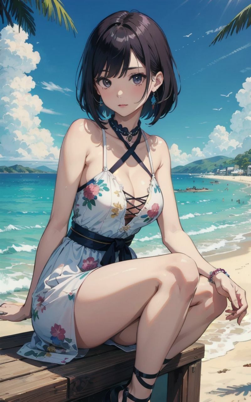 サンプル画像1:愛着障害 イエローリボン 45枚 【AIアニメイラスト集】(AIマネタイズ) [d_409668]