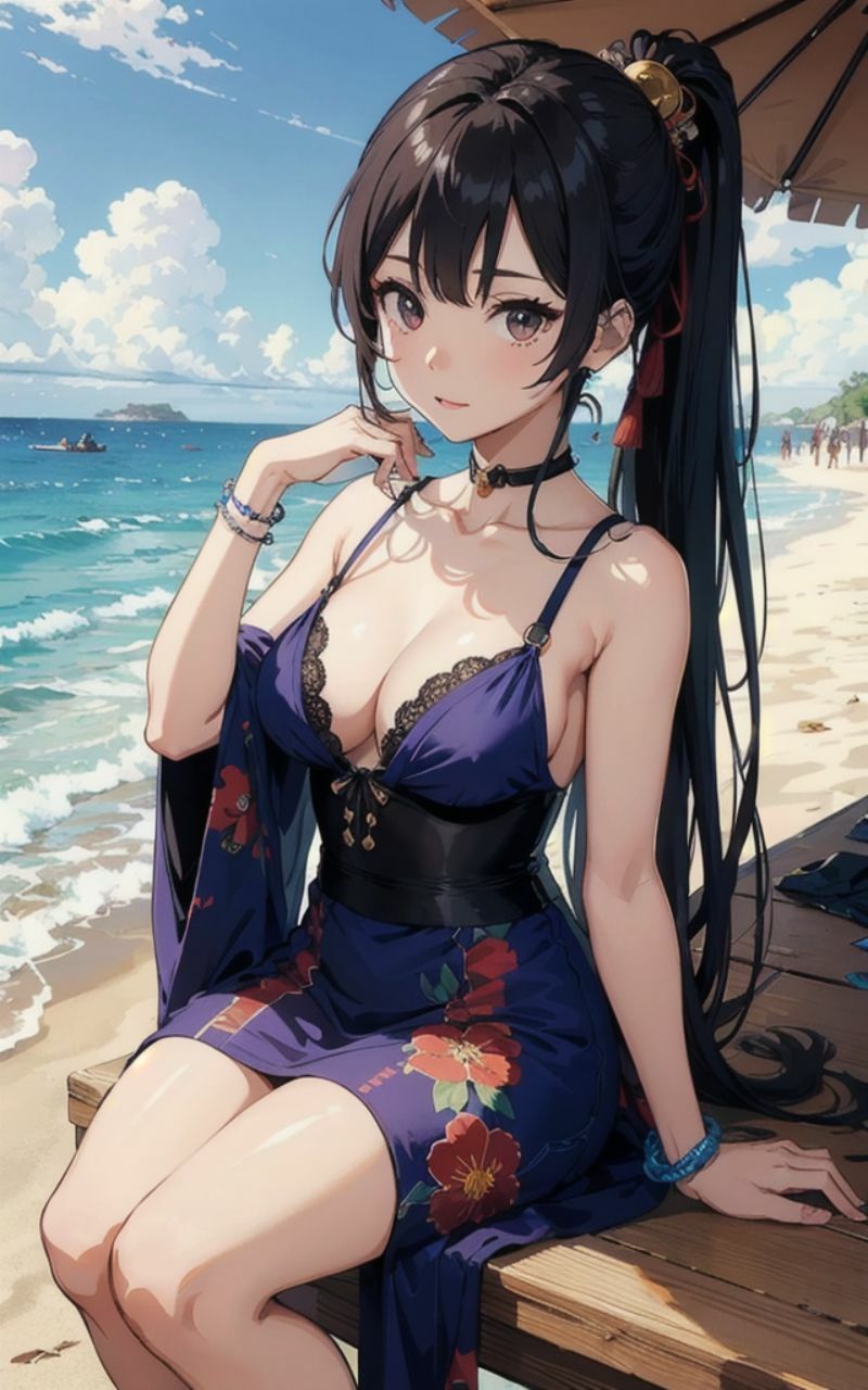 サンプル画像2:愛着障害 イエローリボン 45枚 【AIアニメイラスト集】(AIマネタイズ) [d_409668]