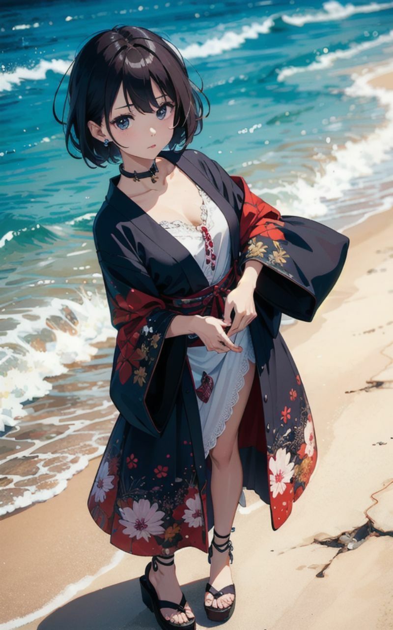 サンプル画像4:愛着障害 イエローリボン 45枚 【AIアニメイラスト集】(AIマネタイズ) [d_409668]