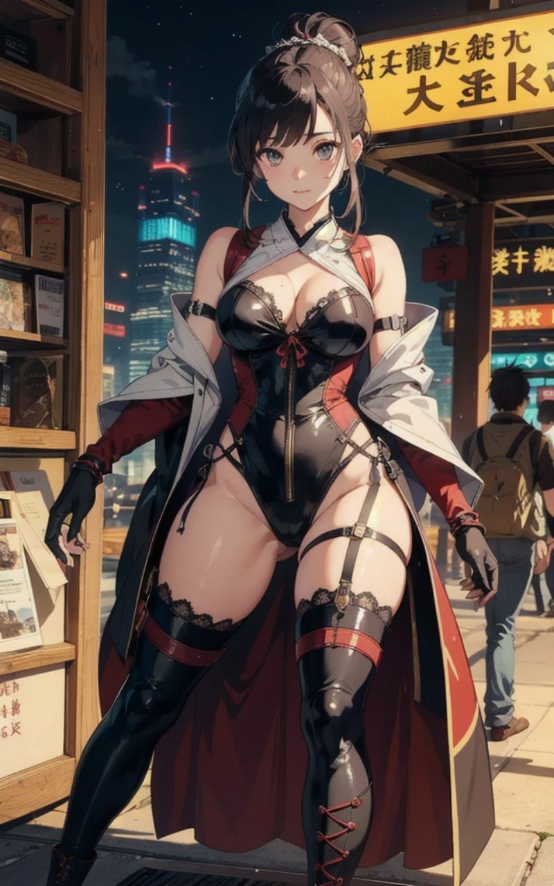 サンプル画像4:スチームパンク インスピレーション NEXT 【AI美女アニメイラスト集】(AIマネタイズ) [d_409743]