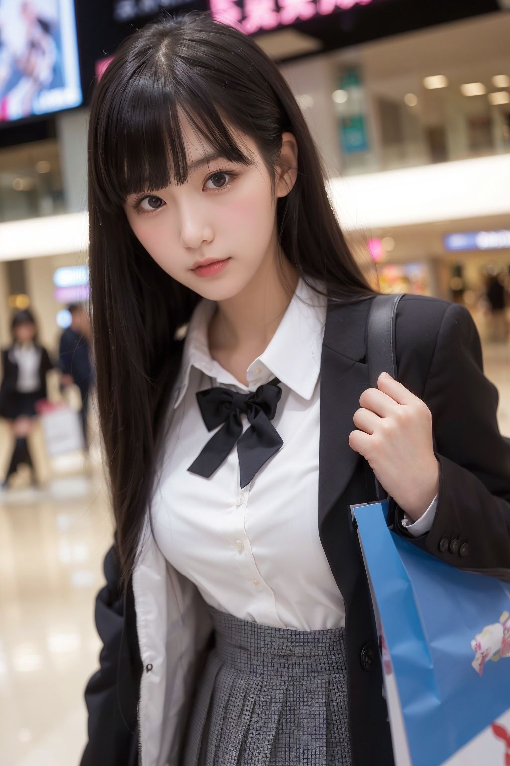 サンプル画像1:shopping， topless，(miyochinAI) [d_409802]