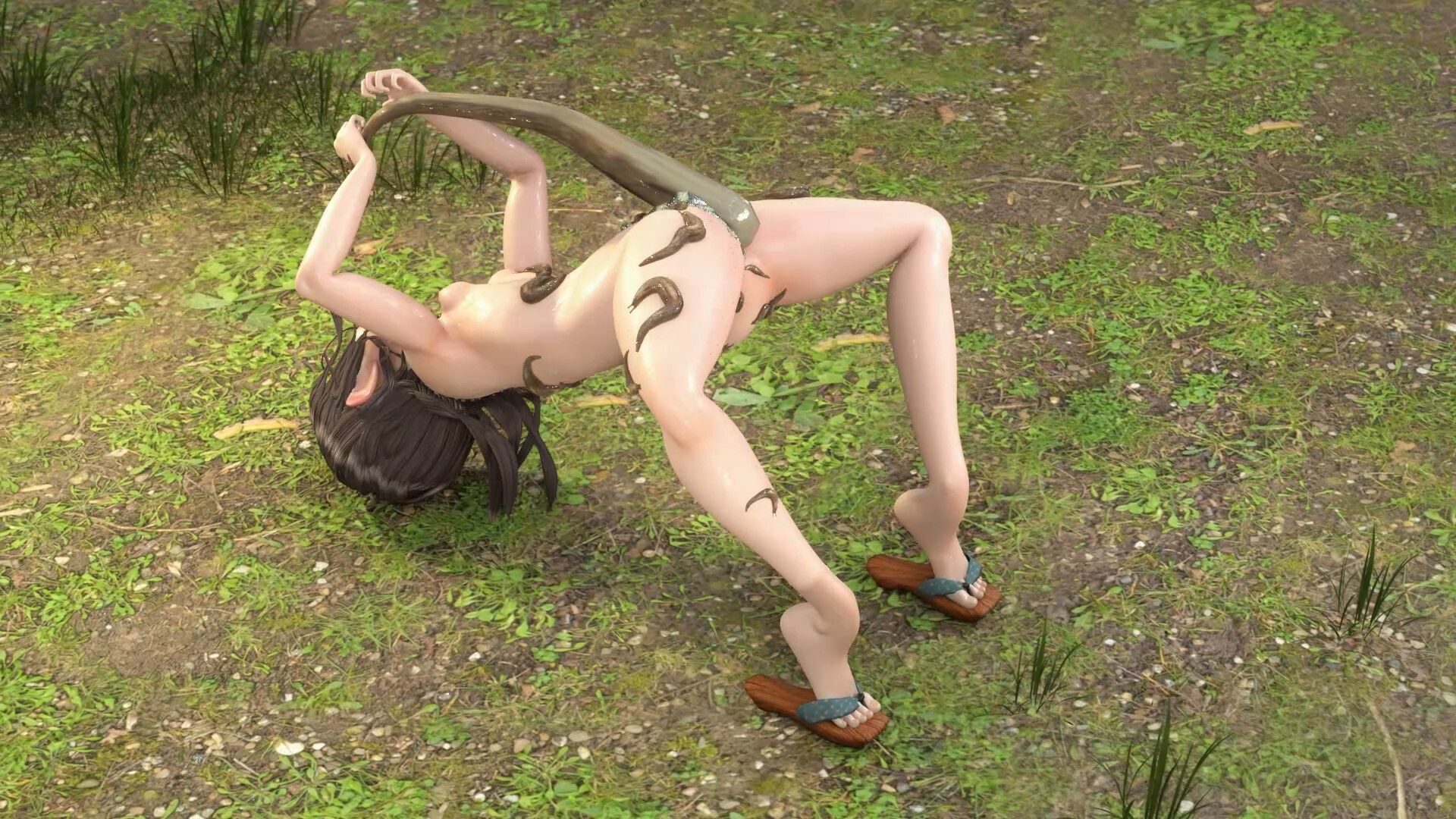 サンプル画像4:蛞蝓と眼鏡の女の娘(コトリボックス) [d_409827]