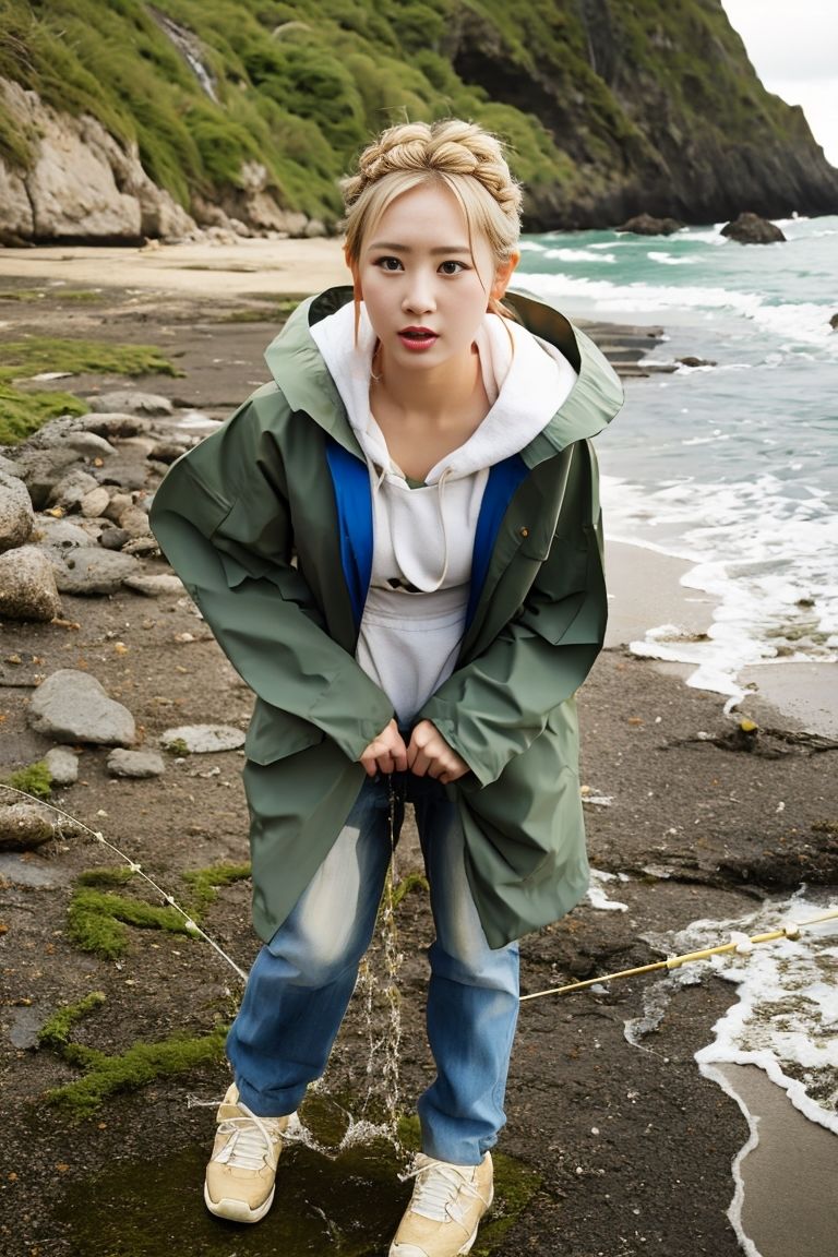 サンプル画像1:おもらし釣りガール(P-AI planning) [d_409831]