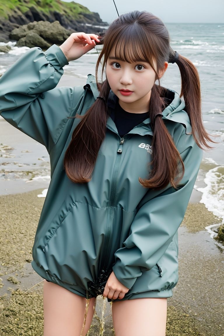 サンプル画像2:おもらし釣りガール(P-AI planning) [d_409831]