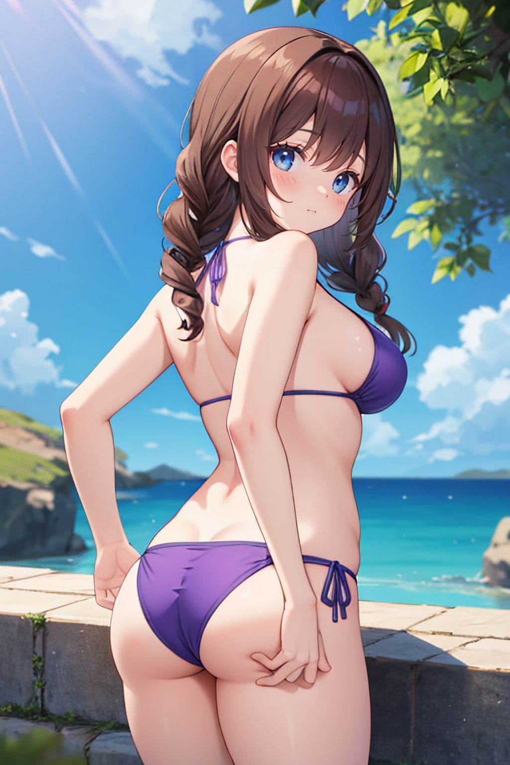 サンプル画像4:水着美少女イラスト集(ぱいろみん) [d_409833]