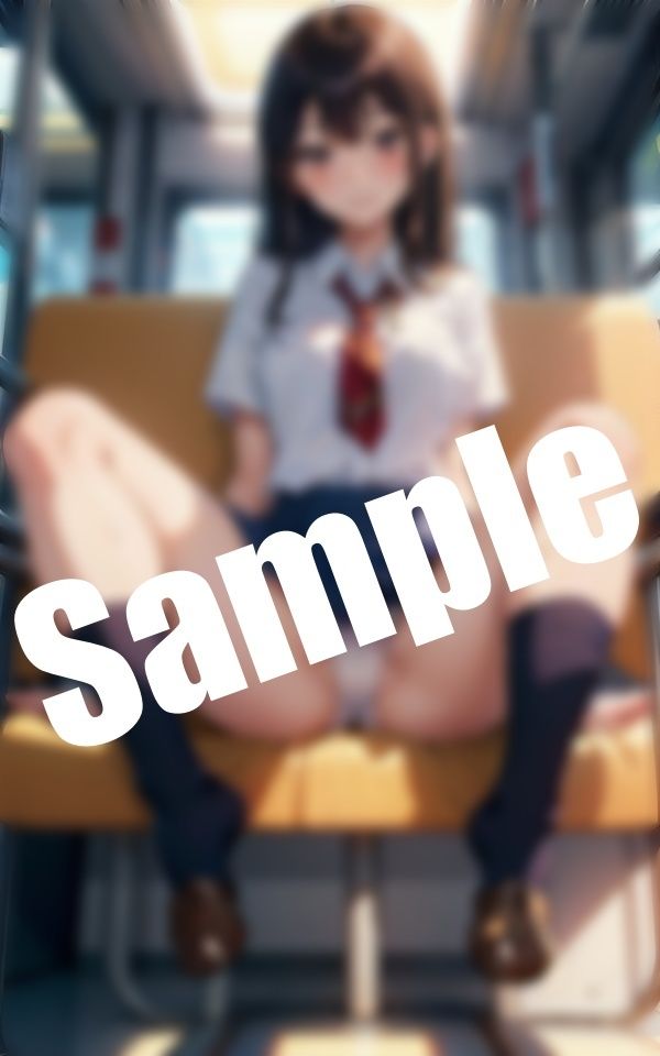 サンプル画像4:美少女のおま〇こ〜スカートの下のパンツにマン筋が！(エロ見放題タイム) [d_409846]