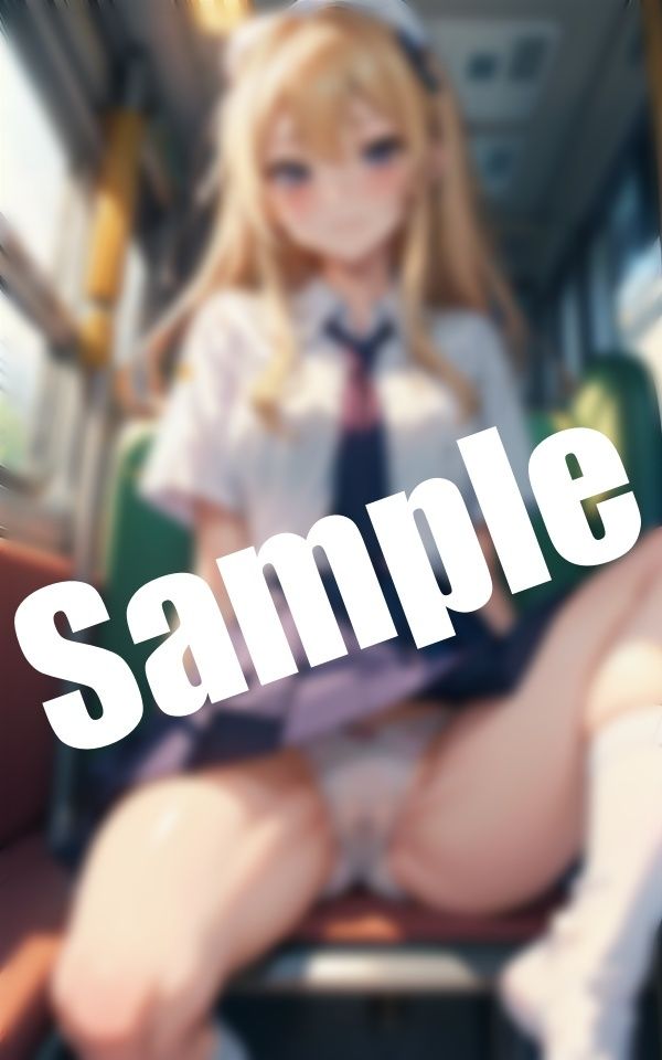 サンプル画像6:美少女のおま〇こ〜スカートの下のパンツにマン筋が！(エロ見放題タイム) [d_409846]