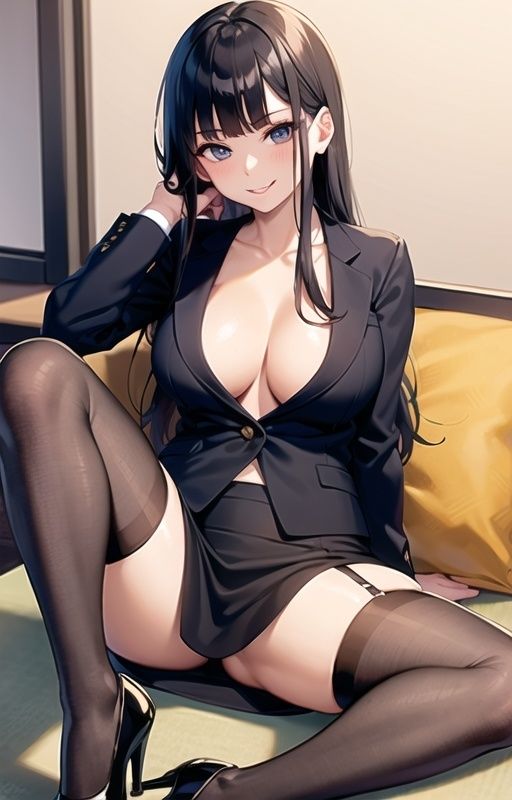 サンプル画像2:部下をイカせまくる女上司の指導〜キスとエッチでビジネス成立〜(ai生成で中出し天国) [d_409853]