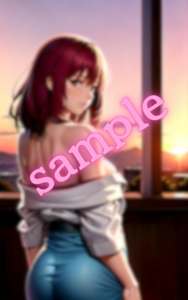 サンプル画像3:私とやりたいの？肩を出して誘惑してくる美人なお姉さん(誘惑してくる美人ギャル) [d_409865]