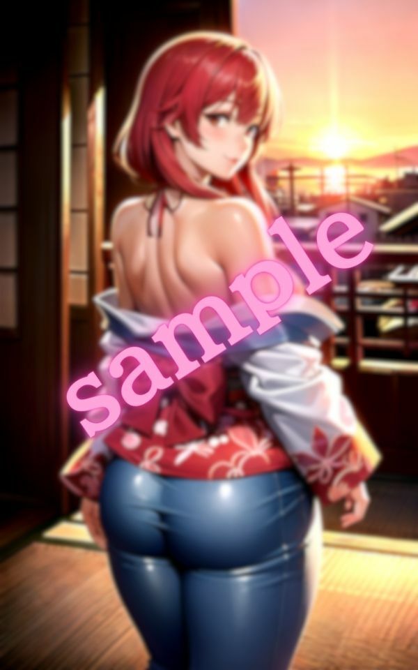 サンプル画像6:私とやりたいの？肩を出して誘惑してくる美人なお姉さん(誘惑してくる美人ギャル) [d_409865]