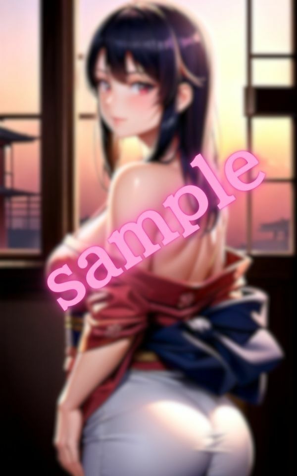 サンプル画像1:着物を着たセクシー美女の厳選画像集(美女図鑑) [d_409867]