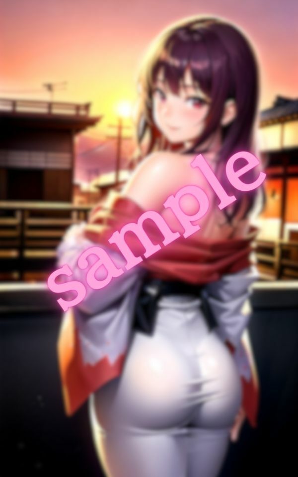 サンプル画像5:着物を着たセクシー美女の厳選画像集(美女図鑑) [d_409867]