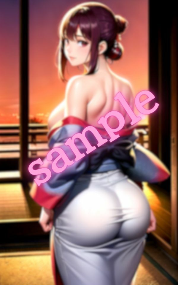 サンプル画像6:着物を着たセクシー美女の厳選画像集(美女図鑑) [d_409867]