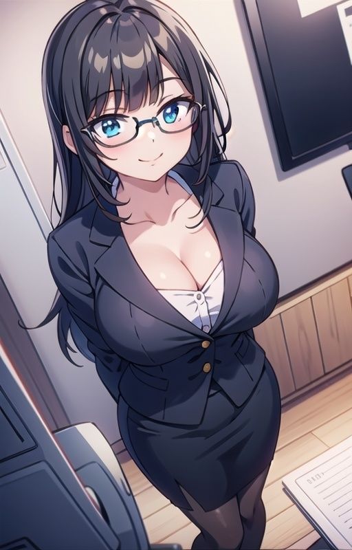 サンプル画像1:女上司の猛烈セクハラ！淫乱上司ただいま発情中！139連発(ましゅまろしょこら) [d_409875]