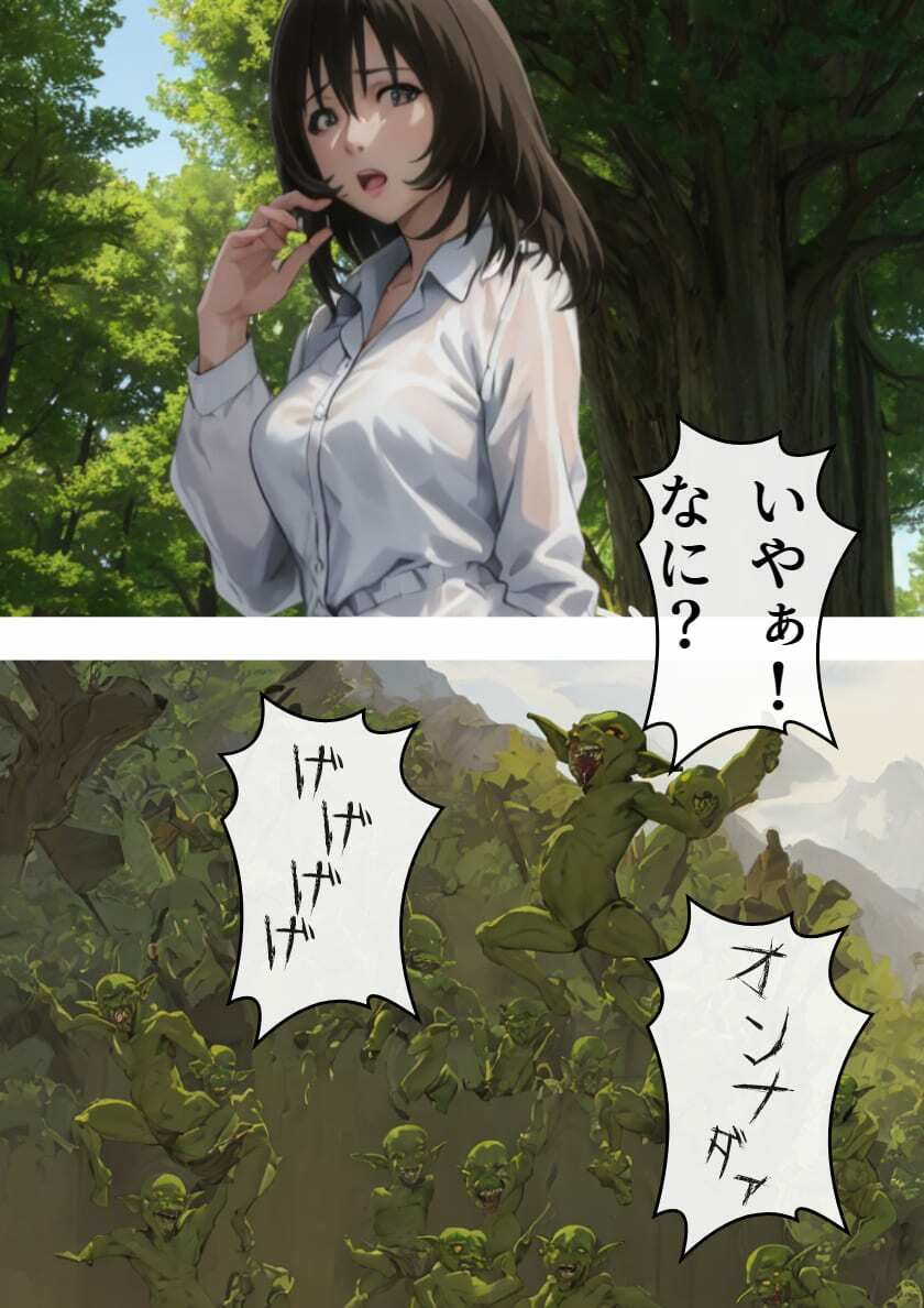 サンプル画像2:異世界修学旅行 モン姦地獄(AI@HUB) [d_409893]