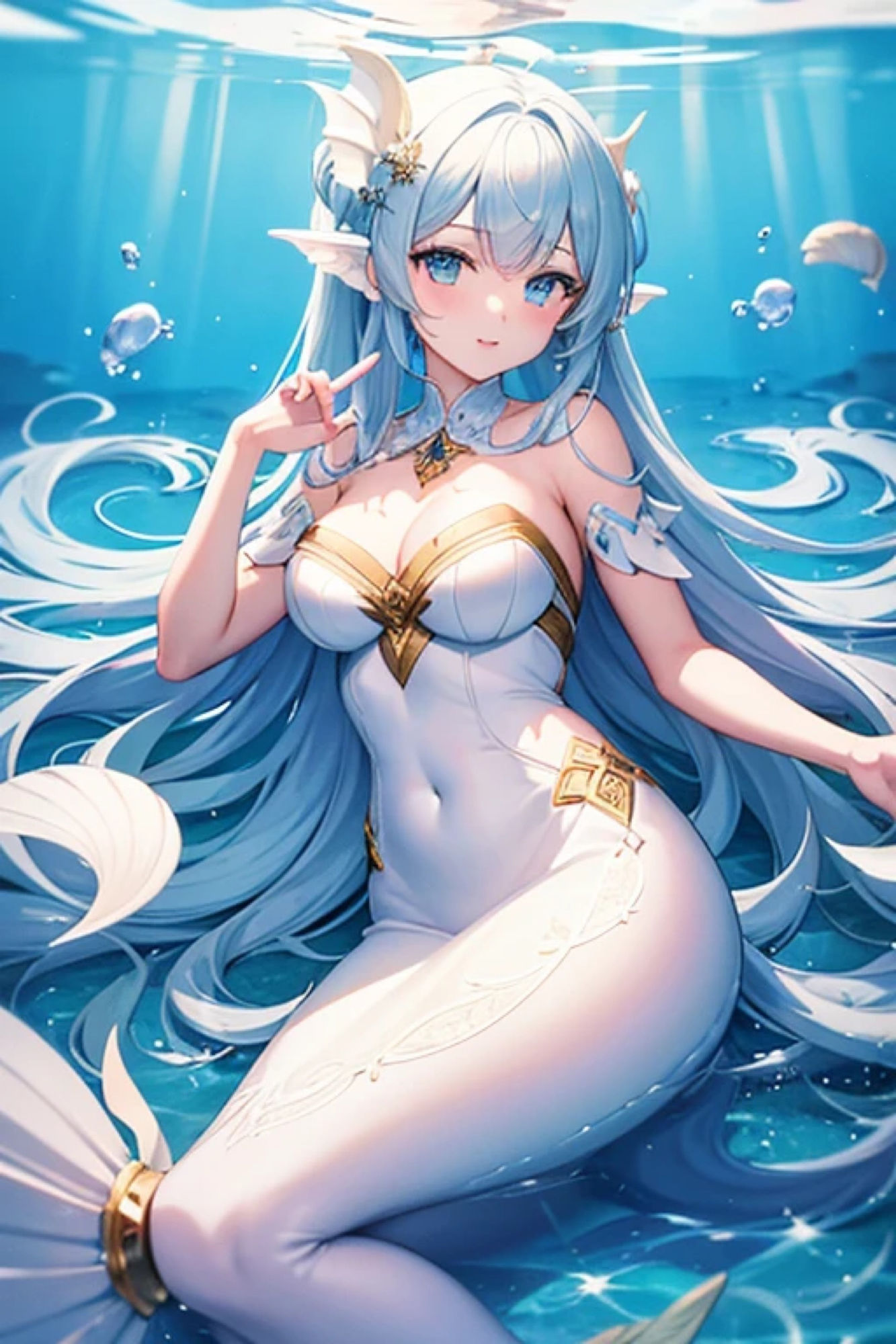 サンプル画像2:ホワイトマーメイドのアレやコレ(rweb324) [d_409948]