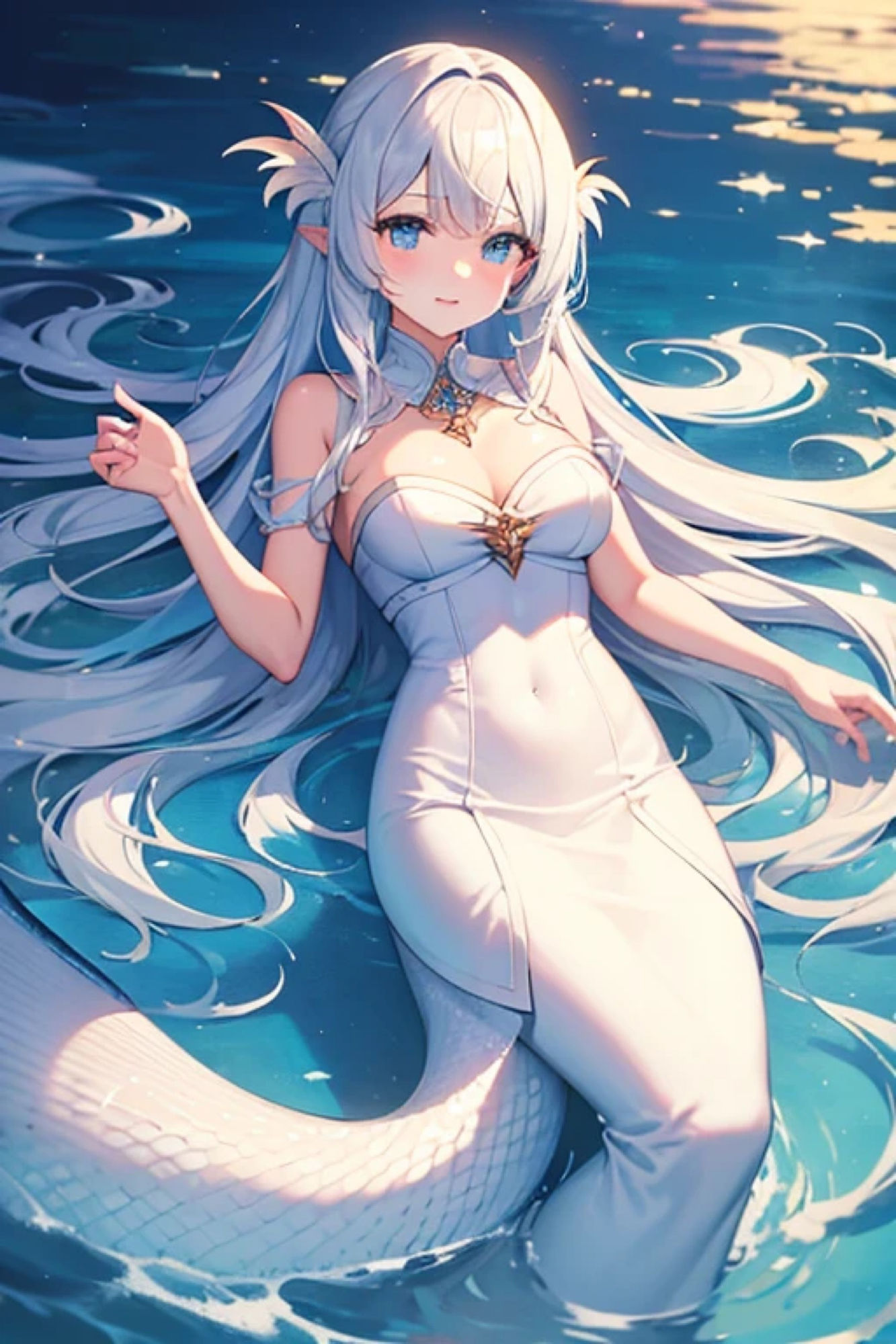 サンプル画像3:ホワイトマーメイドのアレやコレ(rweb324) [d_409948]