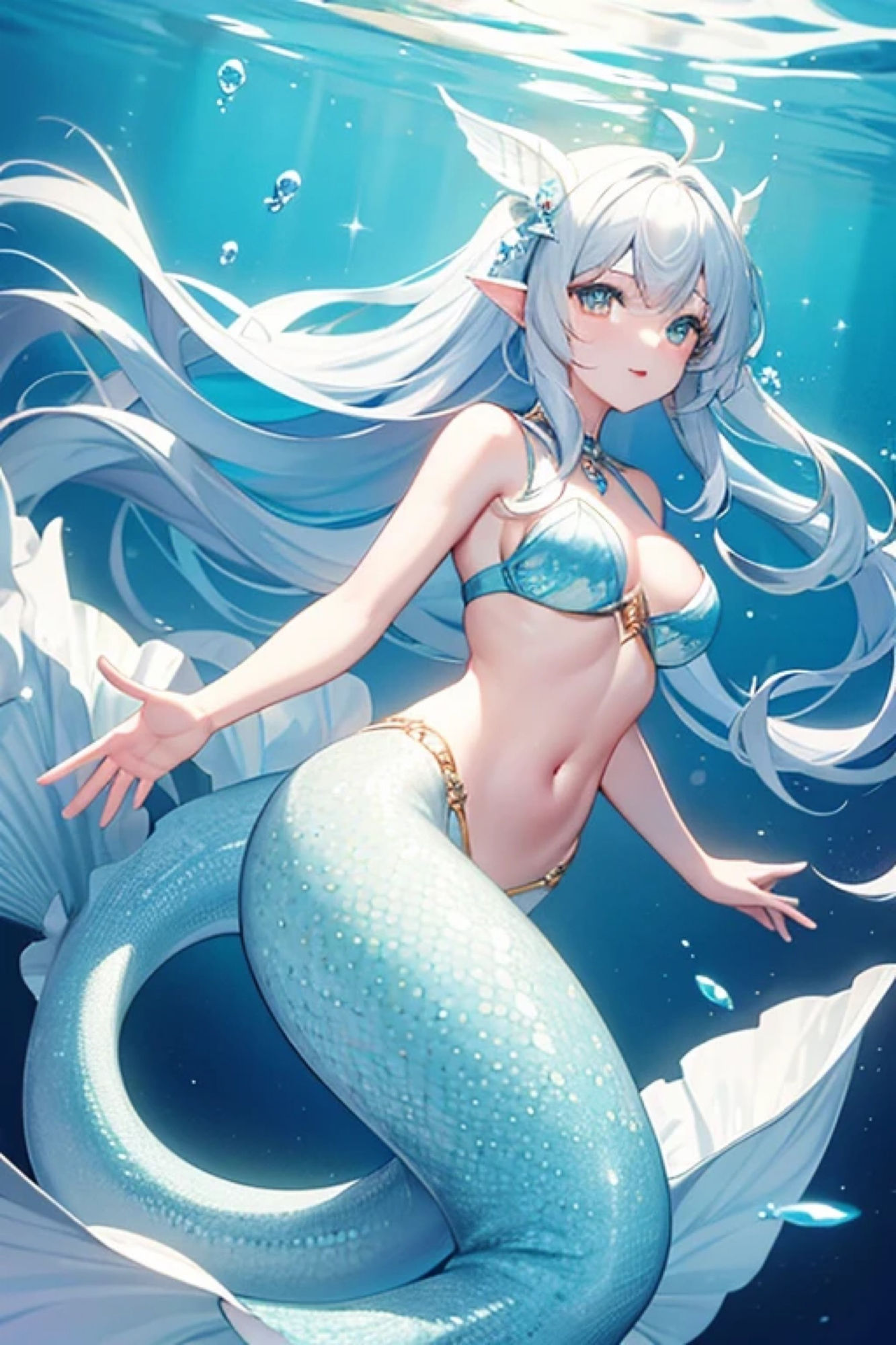 サンプル画像4:ホワイトマーメイドのアレやコレ(rweb324) [d_409948]