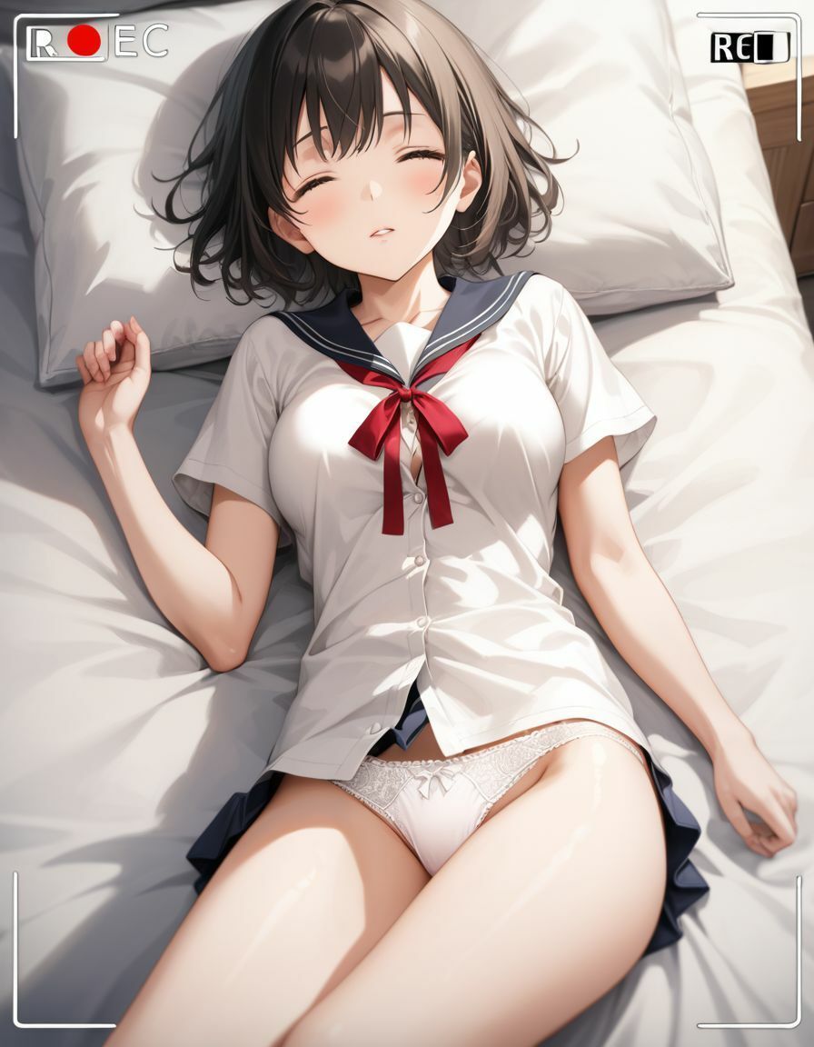 サンプル画像4:女子校生 烏森めいの盗撮・ハメ撮り日記(HK LAB) [d_410014]