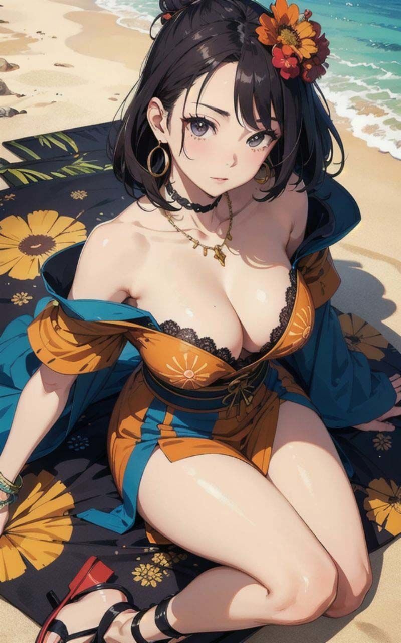 サンプル画像5:GISELEs’ MJourney 『何度でもいきたい』41枚【AI美女アニメイラスト集】(AIマネタイズ) [d_410063]