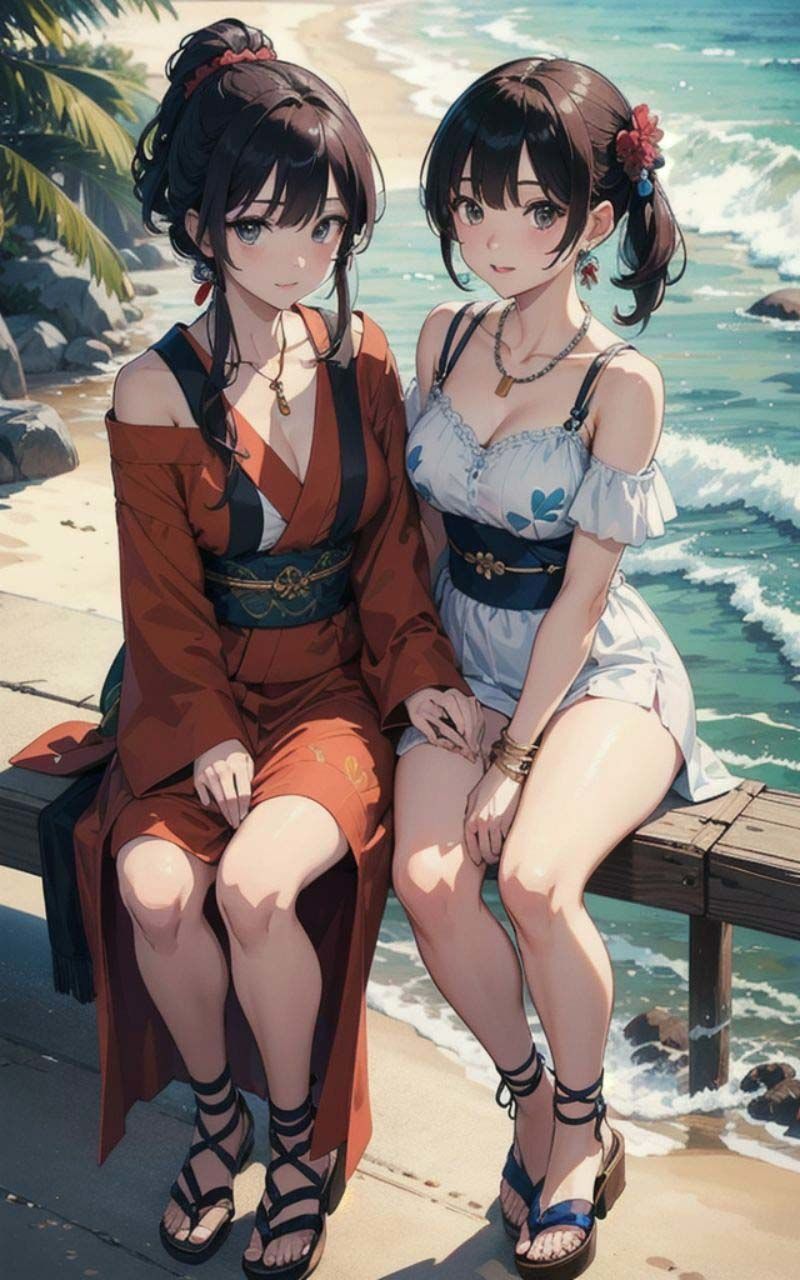 サンプル画像6:GISELEs’ MJourney 『何度でもいきたい』41枚【AI美女アニメイラスト集】(AIマネタイズ) [d_410063]