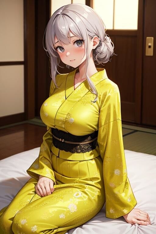 サンプル画像2:浴衣姿の可愛い彼女と着衣セックス(AIバブみ) [d_410084]