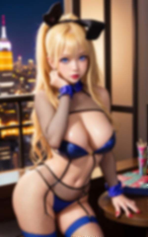 サンプル画像6:外国人金髪バニーガールの挑発的な態度にメロメロ(えいあいLOVE出版) [d_410097]