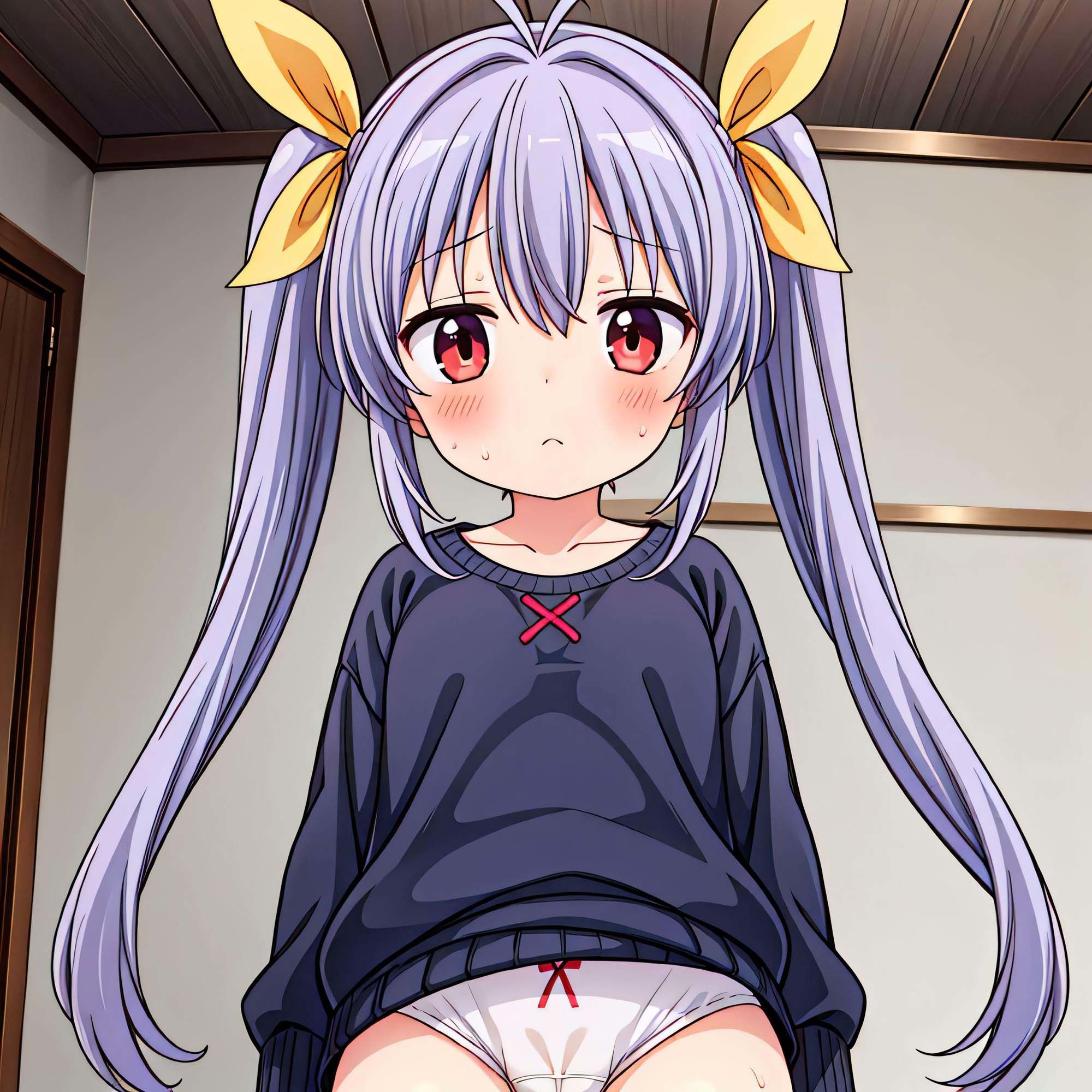 サンプル画像6:えっちなの見せるのん(光の庭) [d_410100]