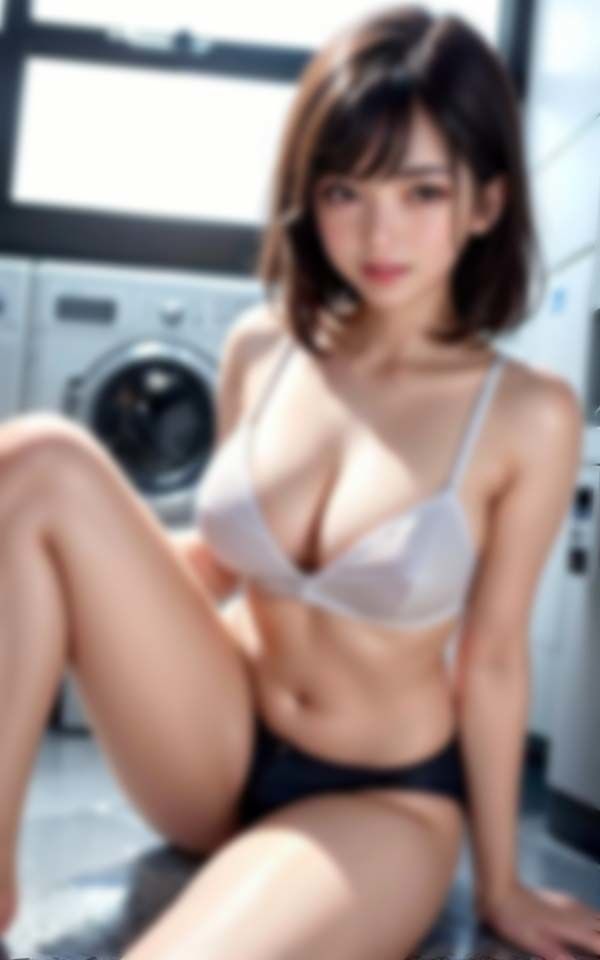 サンプル画像5:淫らなおっぱいでランドリー客を誘惑する淫乱女子大生(えい愛製作委員会) [d_410102]