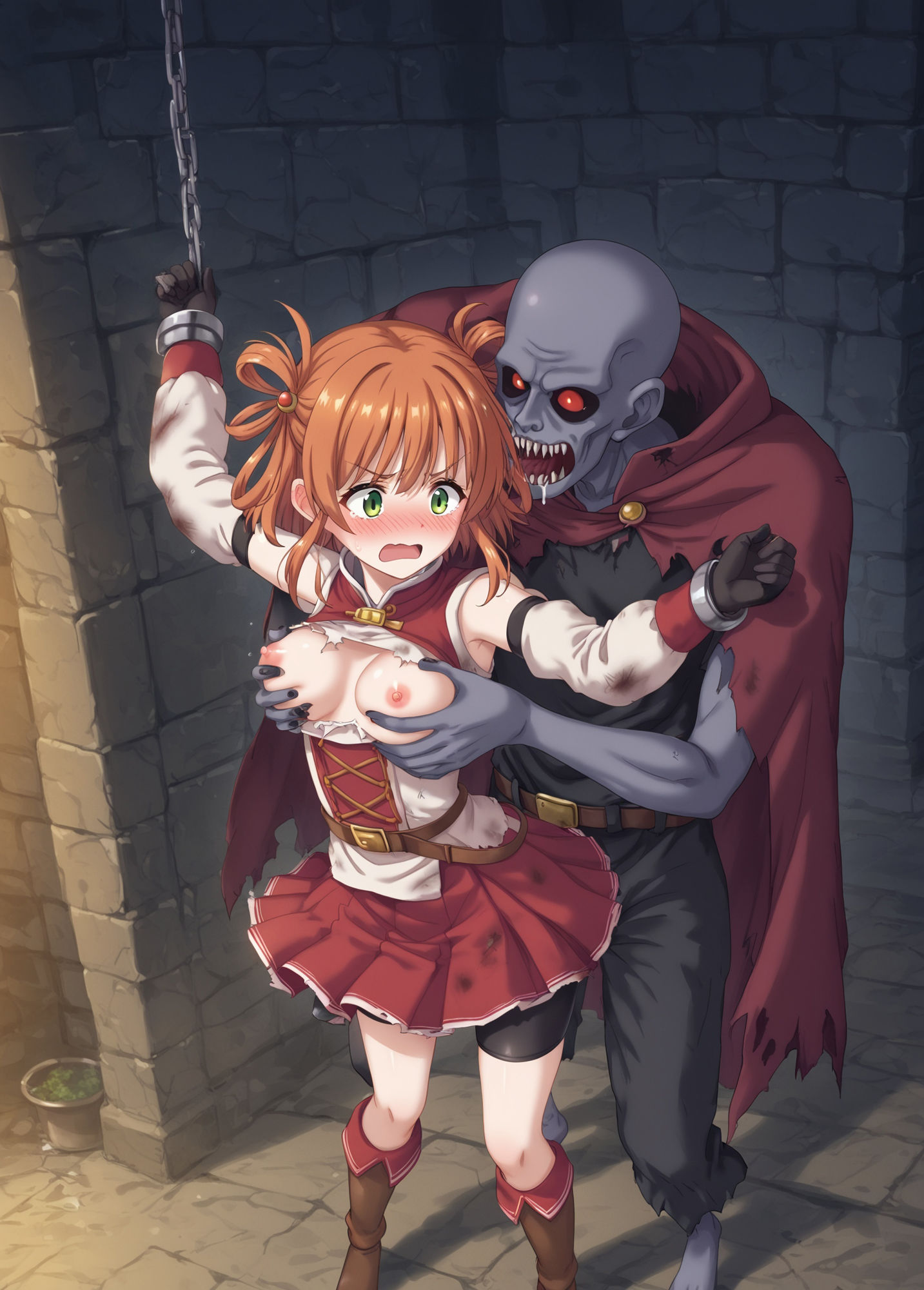 サンプル画像1:辱められたヒロイン達 vol.3(絵心あいのAI生成アトリエ) [d_410106]