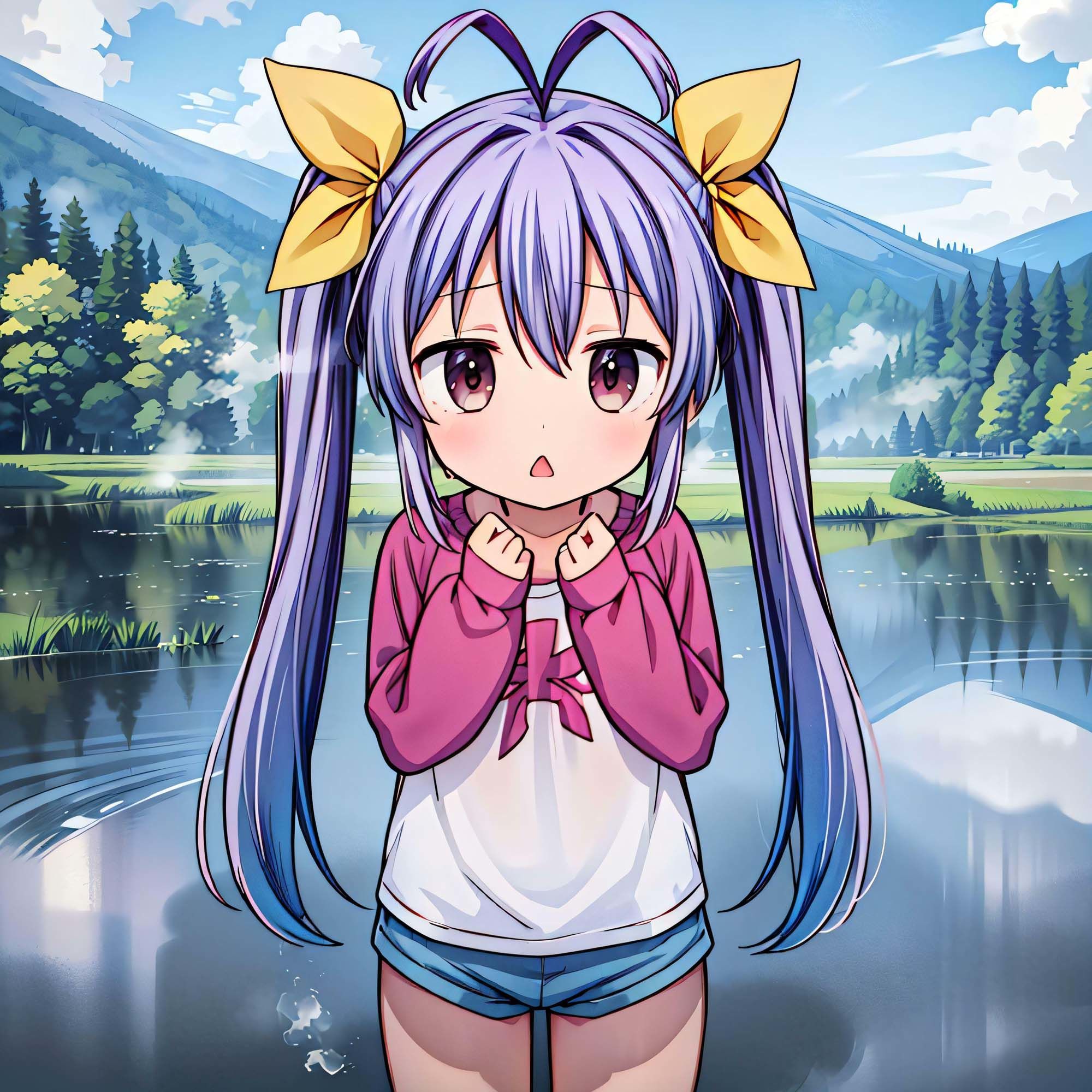 サンプル画像3:見られたいのん(星明かり) [d_410117]