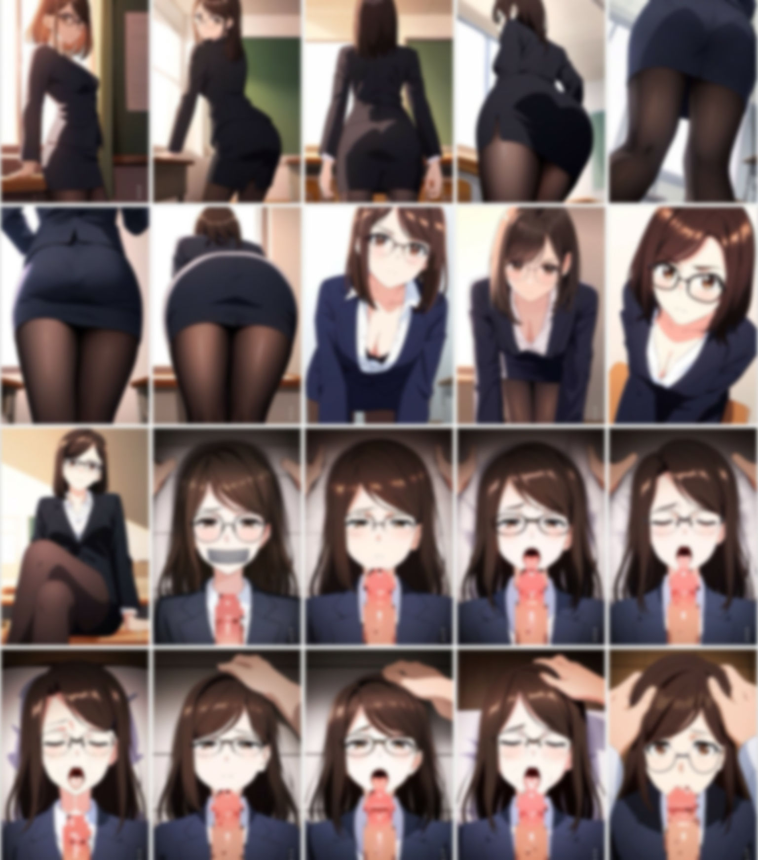 サンプル画像6:ガムテ拘束先生(なべゆき屋) [d_410119]