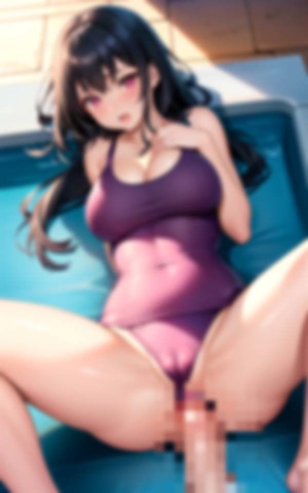 サンプル画像6:巨根で感じる先輩がエロい(淫乱の海) [d_410146]