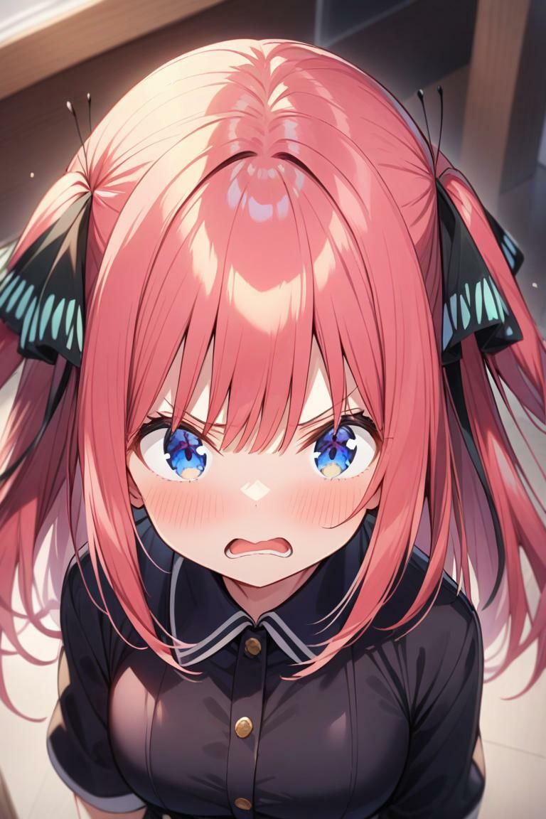 サンプル画像1:五等分の◯嫁 中野二◯みたいな女の子(縦軸と無花果) [d_410163]