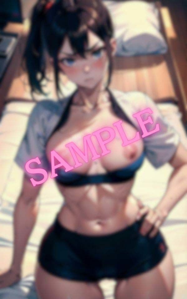 サンプル画像4:僕のオ〇ニーを見てください〜気の強い彼女にお願いしたら快諾してくれた〜(AIの虜) [d_410177]