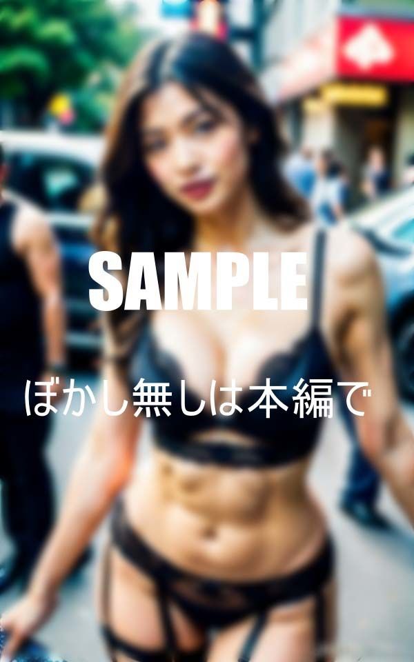 サンプル画像3:いやらしぃ〜誘惑ガーターベルト熟女痴女たち(AI美女LABO.4) [d_410178]